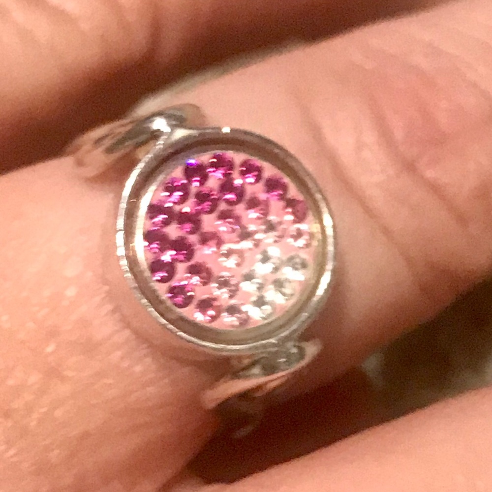 Interchangable Sterling Silver Disk Ring - image 6